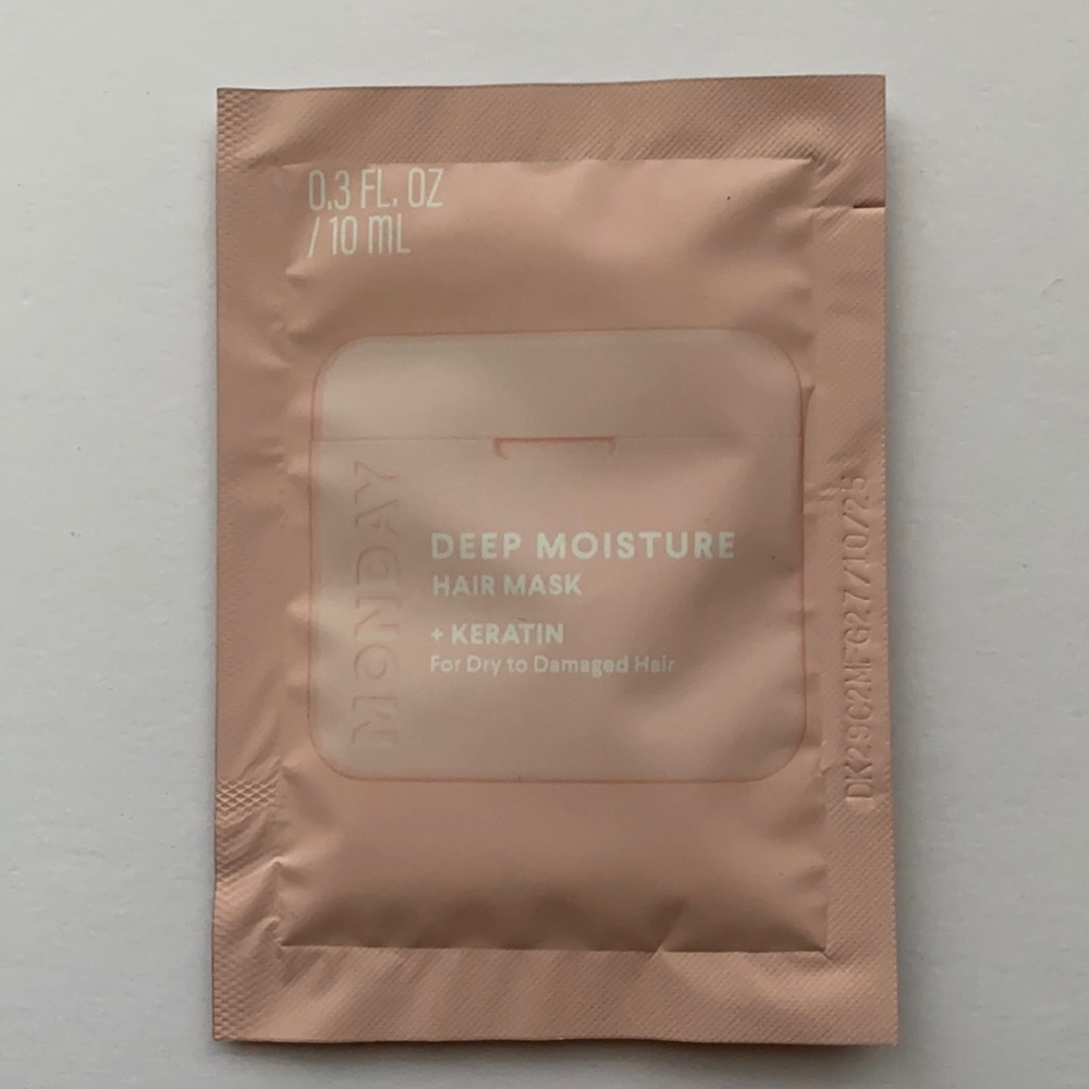 Monday deep moisture hair mask SAMPLE